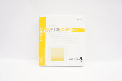 Integra 31722 MEDIHONEY Adhesive WITH HCS Sheet 2.8inch x 2.8inch - Box of 10